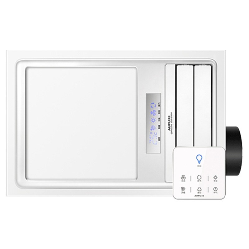 奥普(AUPU)浴霸QDP5522AS 智能数显LED照明 触控薄款 负离子有氧风暖浴霸 适合集成吊顶式 普通吊顶式