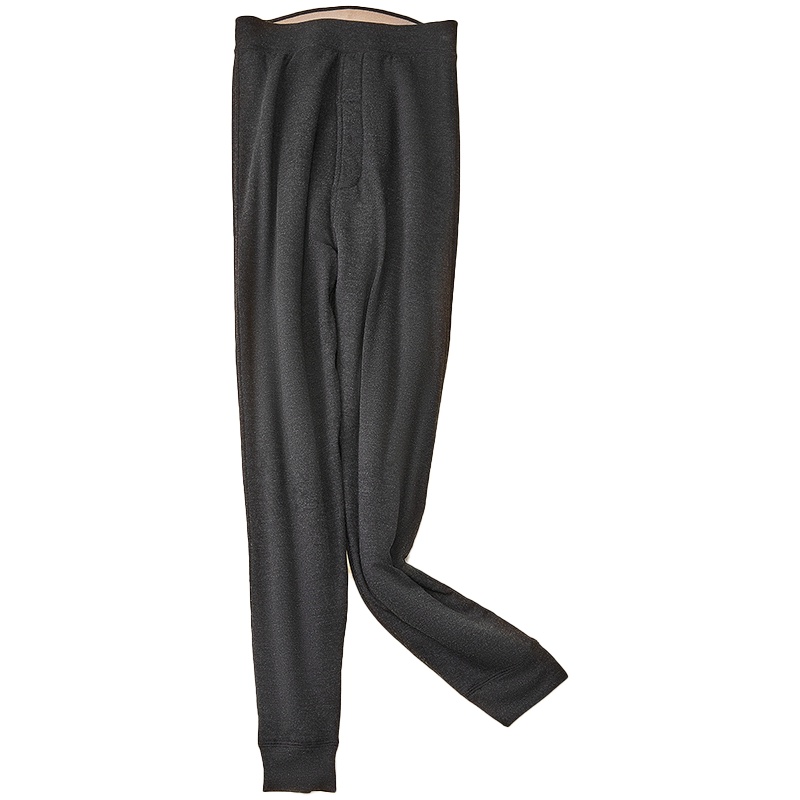 ENK 冬季加厚秋裤单件棉裤绒裤紧身三层加厚加绒男士保暖裤男