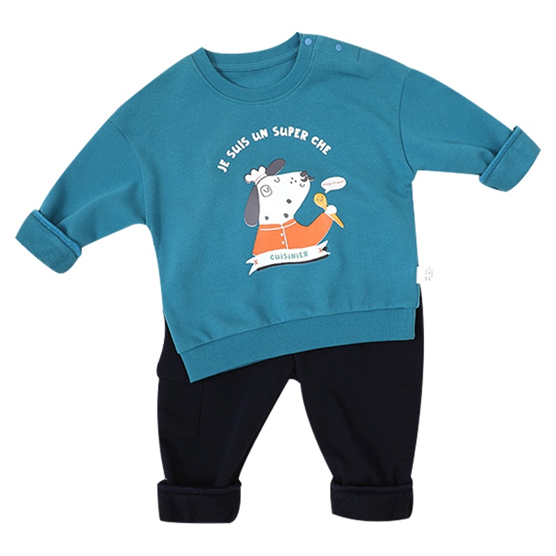 猫人运动卫衣套装儿童套装秋季套装男童套装