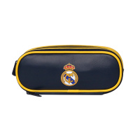 皇家马德里Realmadrid官方正品时尚男女士多功能休闲包运动户外商旅旅行手拿笔包文具包蓝色