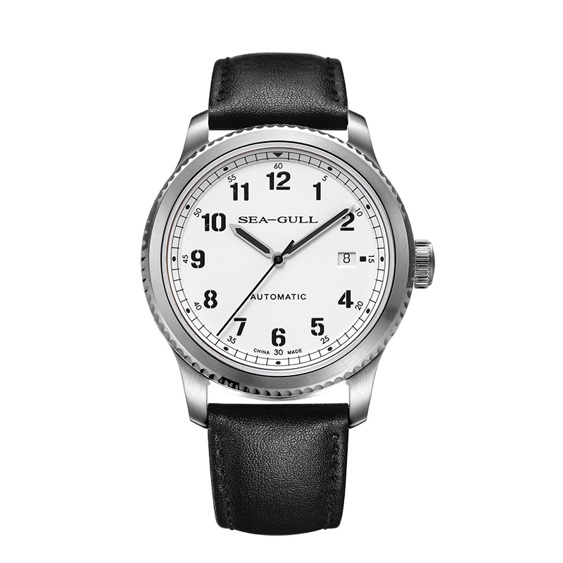 海鸥表(SEAGULL)海鸥手表 自动机械表 指挥官系列 防水时尚皮带 男表 819.13.6081