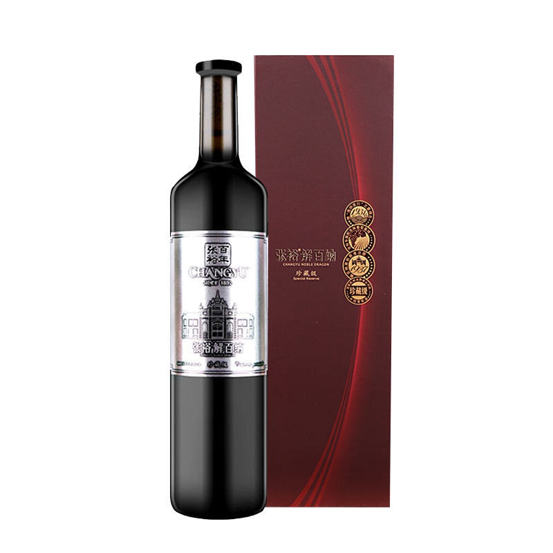 张裕第九代珍藏级解百纳干红葡萄酒750ml 张裕官方旗舰店
