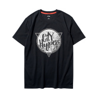 【自营】李宁运动时尚系列男子短袖文化衫AHSM111-4