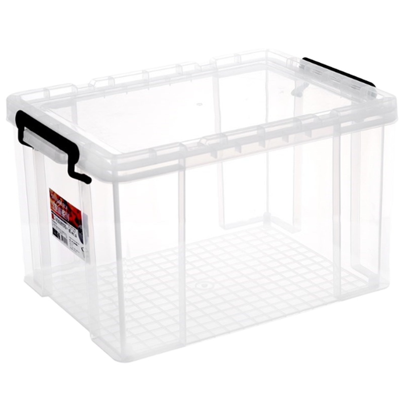 禧天龙 69*44*36.5cm环保加厚塑料储物箱88L /白色透明(单位:个)