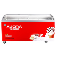 澳柯玛(AUCMA) 展示柜 SD-520 520升-30℃度商用大容量大型保鲜冰柜超市冷冻展示柜卧式保鲜一级能效