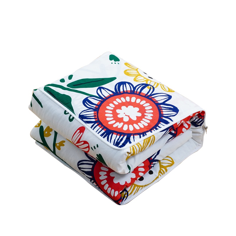 悦达家纺(YUEDA HOME TEXTILE) 花都会多功能折叠抱枕被40*40cm 500g