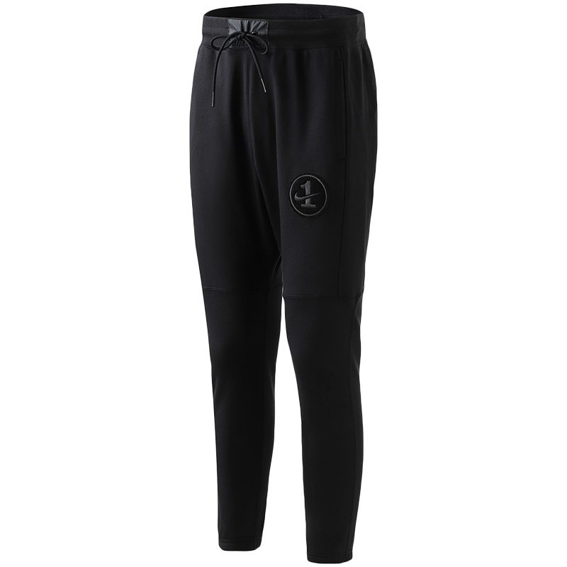 NIKE男裤运动长裤空军一号针织时尚休闲运动服AJ0787 L AJ0787-010黑+黑