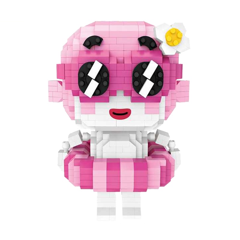 LOZ俐智小颗粒积木同道大叔十二星座模型益智玩具礼品9107双鱼座