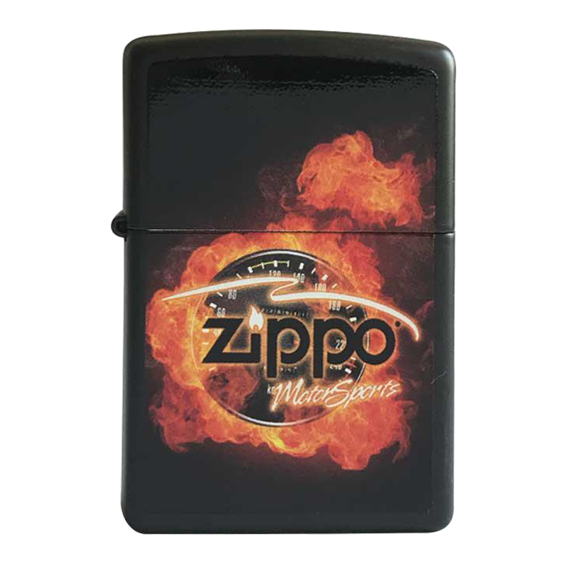 zippo打火机正版美国火热动感zppo原装zipoo芝宝zipp黑漆赛车