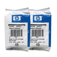 惠普 803原装拆机墨盒黑色彩色 墨盒F6V21AA (适用Deskjet1112 2132 2621打印机)