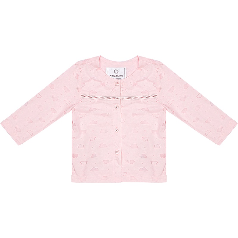 婴姿坊女宝宝长袖开衫外套女童上衣春装上衣