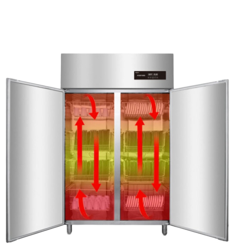晨那910D双门热风循环消毒柜