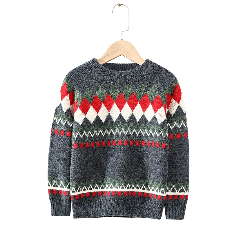 卡伴(Curbblan)童装儿童男大童毛衣上衣英伦风格适合6-14岁儿童