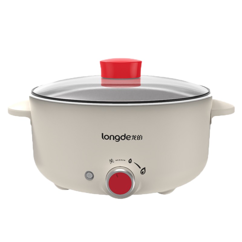 龙的(longde)多功能电煮电炖电热锅家用多用途3L大容量电火锅煎烤电炒锅不粘锅 LD-HG310A 电炒锅