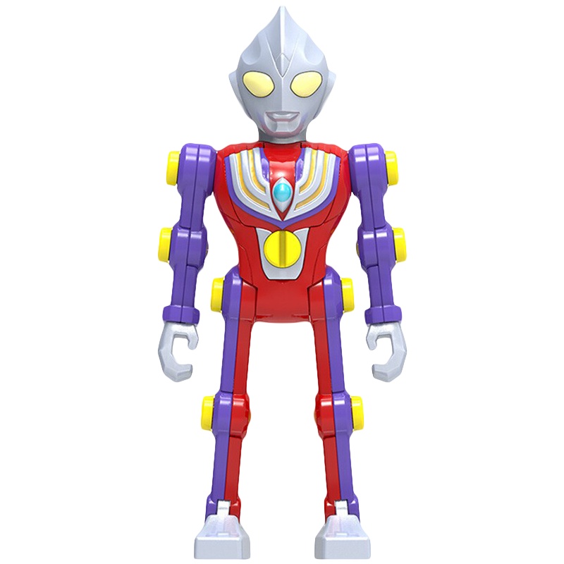 灵动创想奥特英雄超拼装宇宙变身超人迪迦奥特曼(复合形态)ATM1006