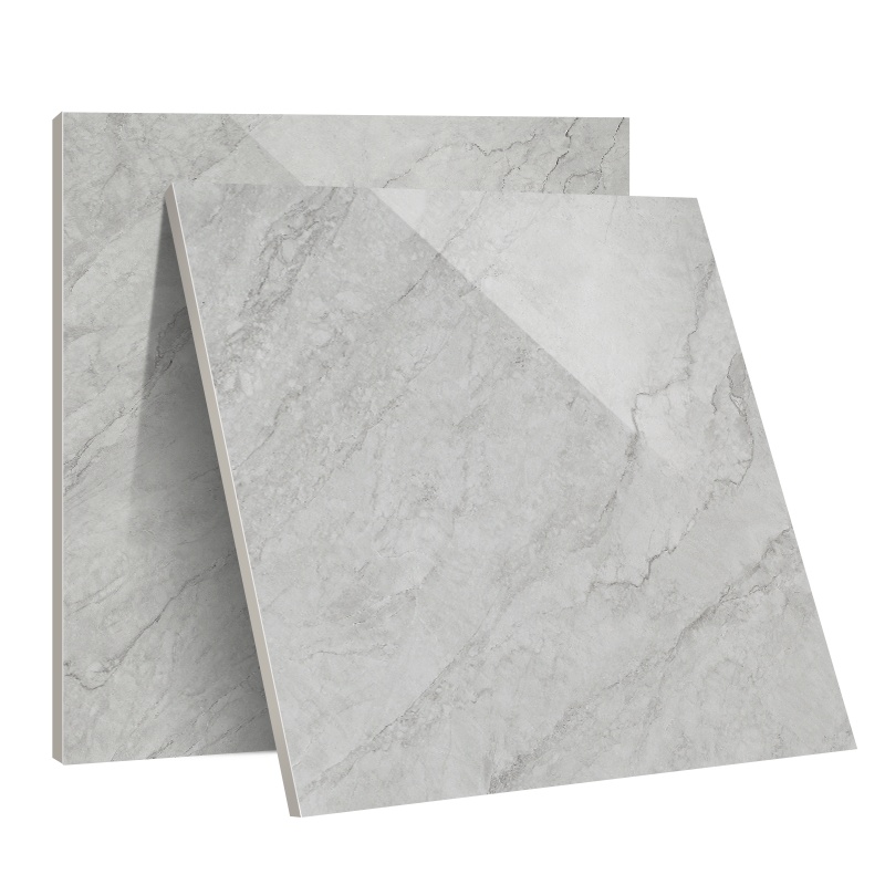 鹰牌陶瓷灰色瓷砖客厅地板砖瓷质哑光面仿古砖600600银鼎石