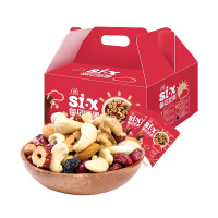 洽洽每日坚果什锦果仁坚果礼盒喜庆红装六禧每日坚果礼盒600g(30日装)