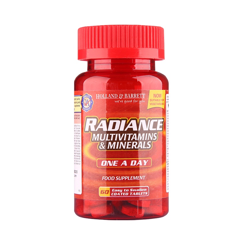 英国HB荷柏瑞红颜全营养片60片女性补血养颜多维矿物质