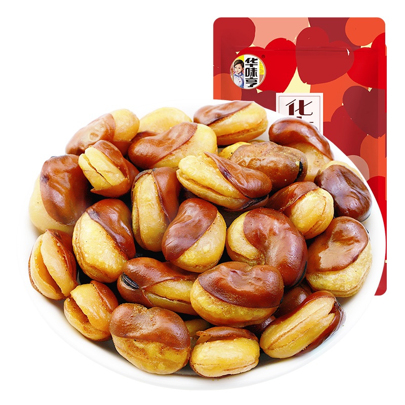 华味亨 100g牛肉味兰花豆*2袋