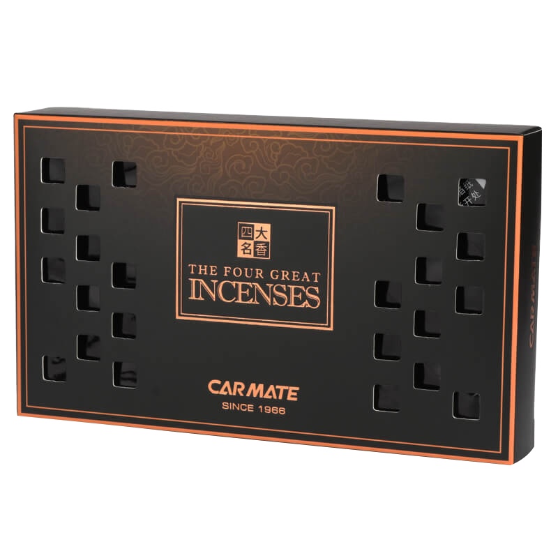 快美特(CARMATE)车载香水香薰四大名香固体香盒汽车固体香膏车内除异味持久淡香 CFR992儒雅檀香 1盒装