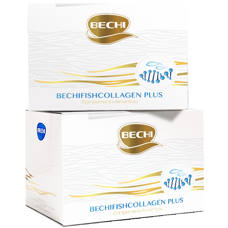 BECHI深海鱼皮纯胶原蛋白 紧致肌肤 恢复皮肤弹性 10g*30包 2盒装