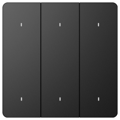 know 如影智能 智能开关 远程遥控开关 情景自动开关 情景智能开关 全屋智能家居 零火六键黑色 LP16B