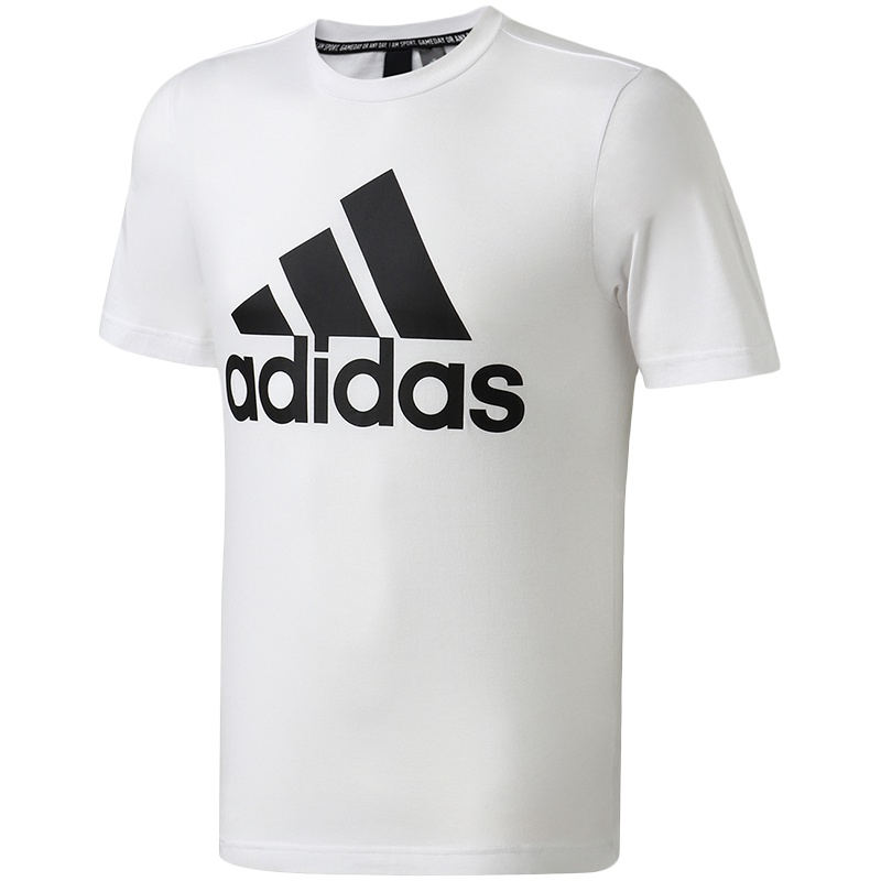 【自营】adidas男服短袖T恤圆领健身运动休闲运动服DT9929 L DT9929白色