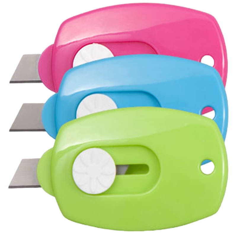 齐心 B2850 MINI美工刀 颜色随机