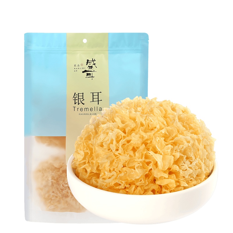 盛耳 银耳200g/袋 白木耳古田银耳干货糯无硫新鲜雪耳莲子羹材料