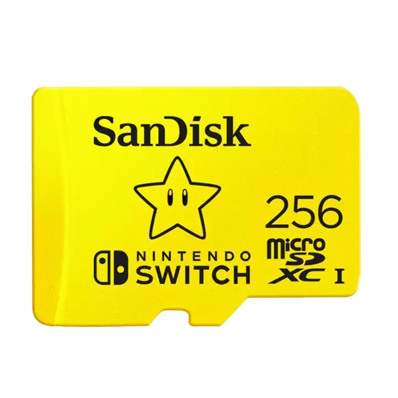 [免邮]闪迪(SanDisk)256G TF卡任天堂Switch授权 游戏系统内存卡读100MB/s 超级马里奥主题款