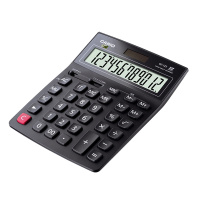 卡西欧 商务办公计算器会计理财用计算机 GZ-12S 黑色