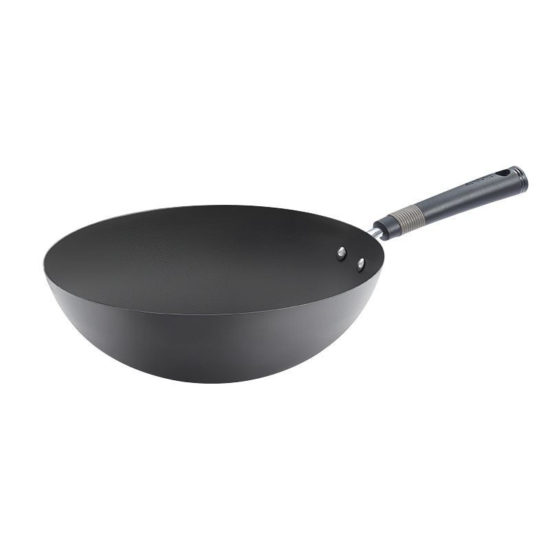 苏泊尔(SUPOR)炒锅有钛真不锈炒菜锅家用铁锅无涂层燃气适用明火专用 无盖 30cm EC30AH02