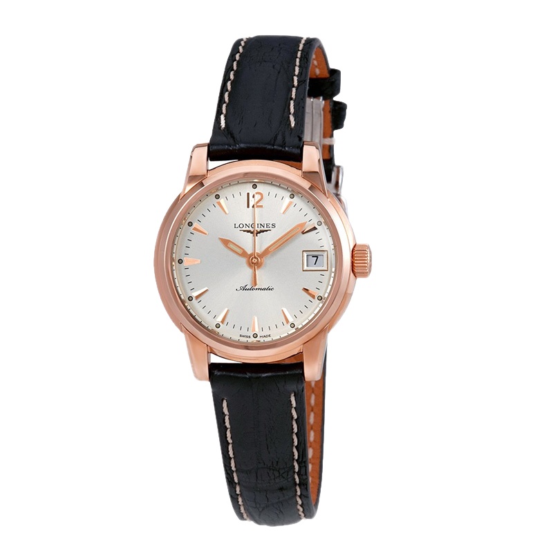 浪琴(LONGINES) 制表传统系列 L2.263.8.72.3 商务自动机械表女 18K玫瑰金
