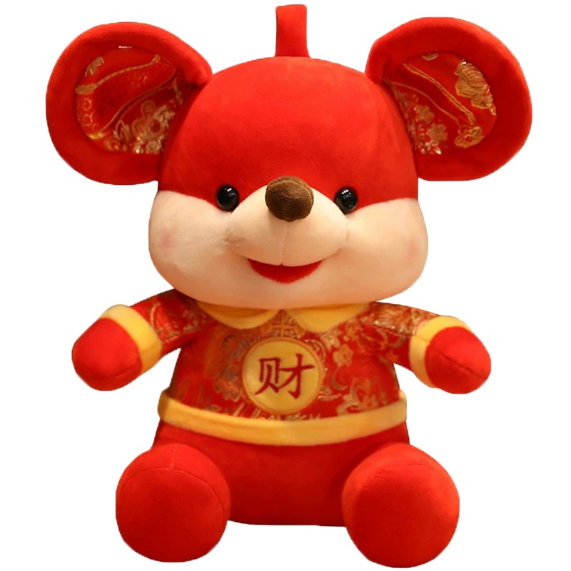 开心鼠 水晶超柔材质 pp棉填充 30厘米