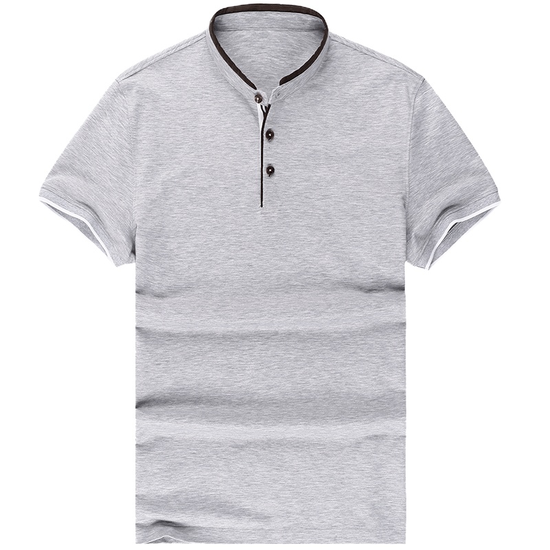 布先生短袖T恤 polo衫时尚立领上衣体恤短袖t恤男中国风 AT10012