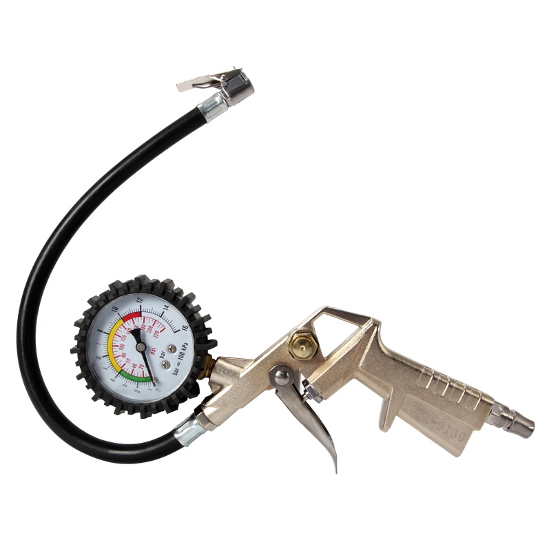 威克(vico)WK-9130 胎压表胎压计胎压枪汽车轮胎充气放气精密指针压力表打气嘴轮胎加气枪打气表