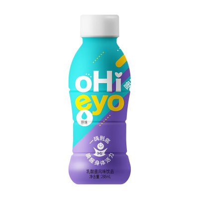 均瑶味动力噢嗨哟清爽型乳酸菌0脂肪风味饮料原味288ml*15