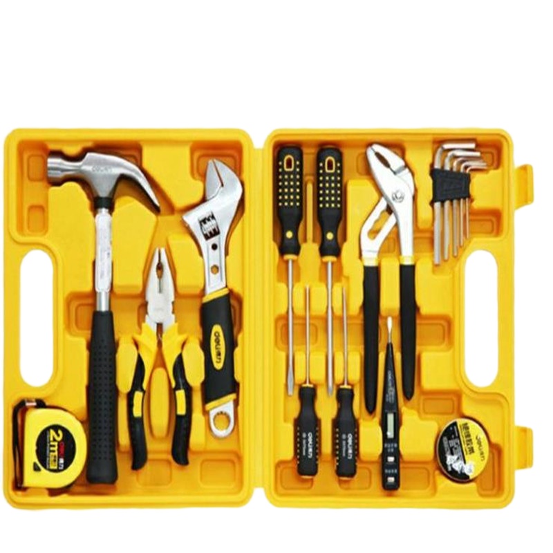 得力3701维修工具箱多用途组合工具箱套装 维修五金工具套装 G