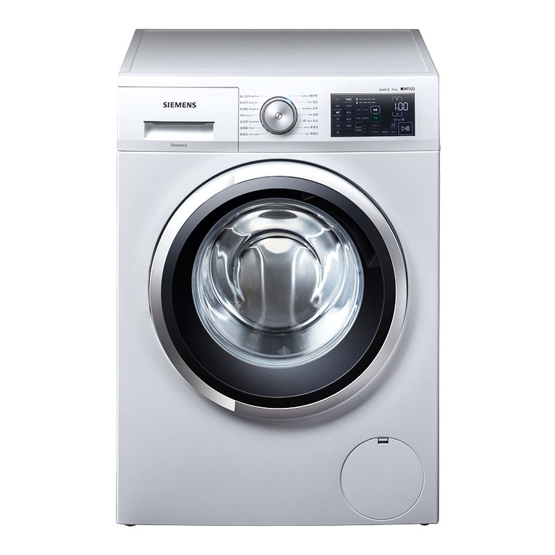 西门子（SIEMENS）XQG100-WM14R560LW 10公斤 高温煮洗 变频 智能除渍 滚筒洗衣机（白色）