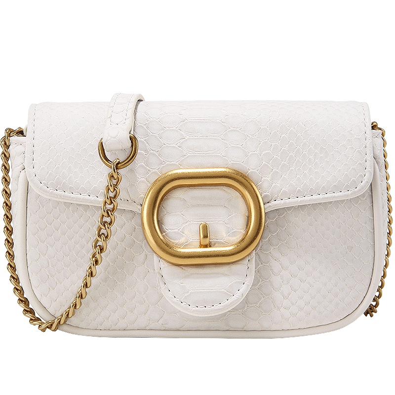 包包女包新款2019斜挎百搭夏季迷你链条小包包蛇纹单肩斜挎包包潮