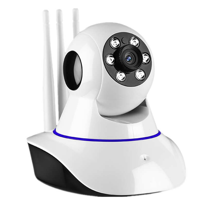 无线摄像头wifi智能全景远程夜视高清看店家用手机网络监控器 无内存卡