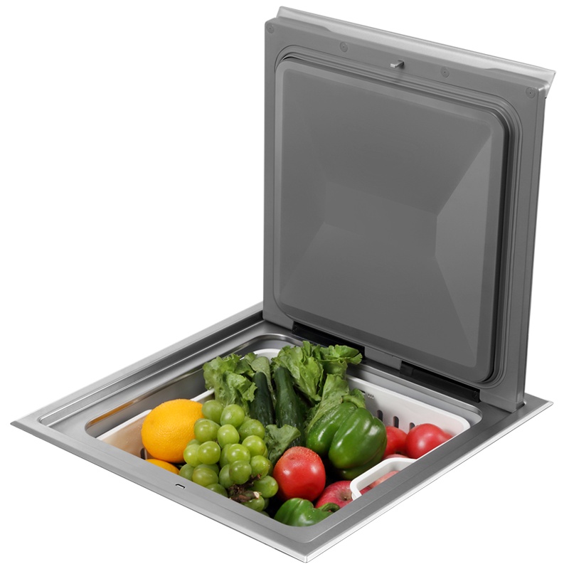 方太(FOTILE)单槽洗碗机全自动家用水槽一体嵌入式小型家电除菌洗碗机C5D