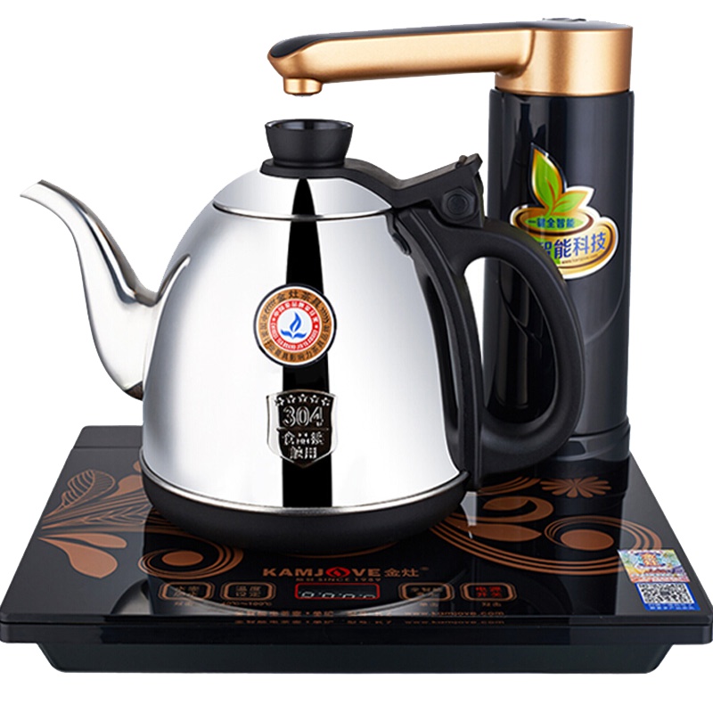 金灶(KAMJOVE) 全智能保温电茶壶304不锈钢电热水壶自动上水电茶壶功夫茶具 不锈钢