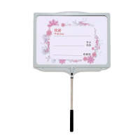 定制服务 手举牌 涂塑板 单面印 裁异形 30*40cm 伸缩杆60-88cm(一个装)可定制