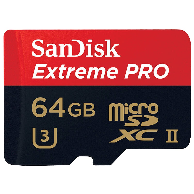 闪迪(SanDisk)64G TF卡至尊超速读275MB/s写100MB/s存储卡U3 支持4K(配读卡器)