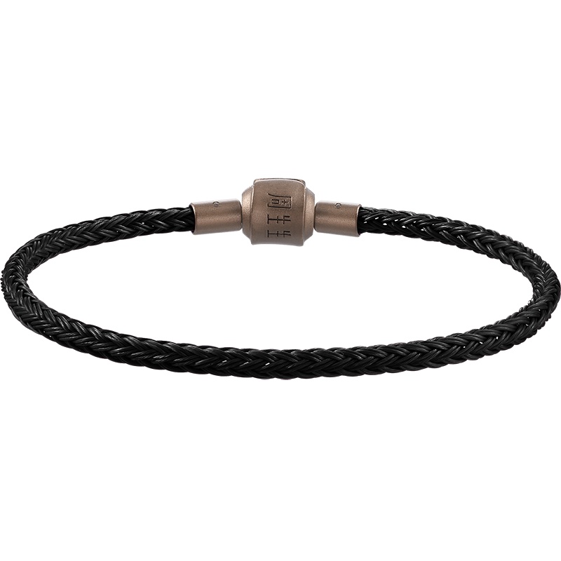 【细绳-不锈钢绳】周生生Charme串珠配绳3mm细版手绳转运珠不锈钢链 J19定价