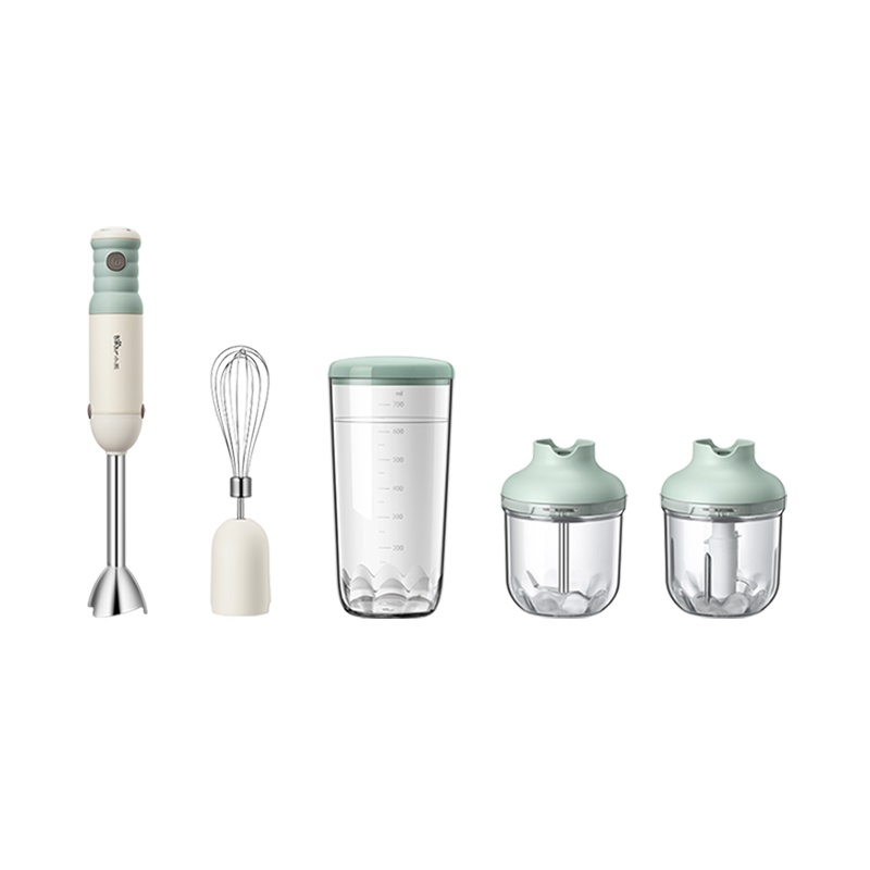 小熊(Bear)手持料理棒搅拌榨汁机打蛋器绞肉机研磨机家用多功能果汁机婴儿辅食机 JBQ-B50E1