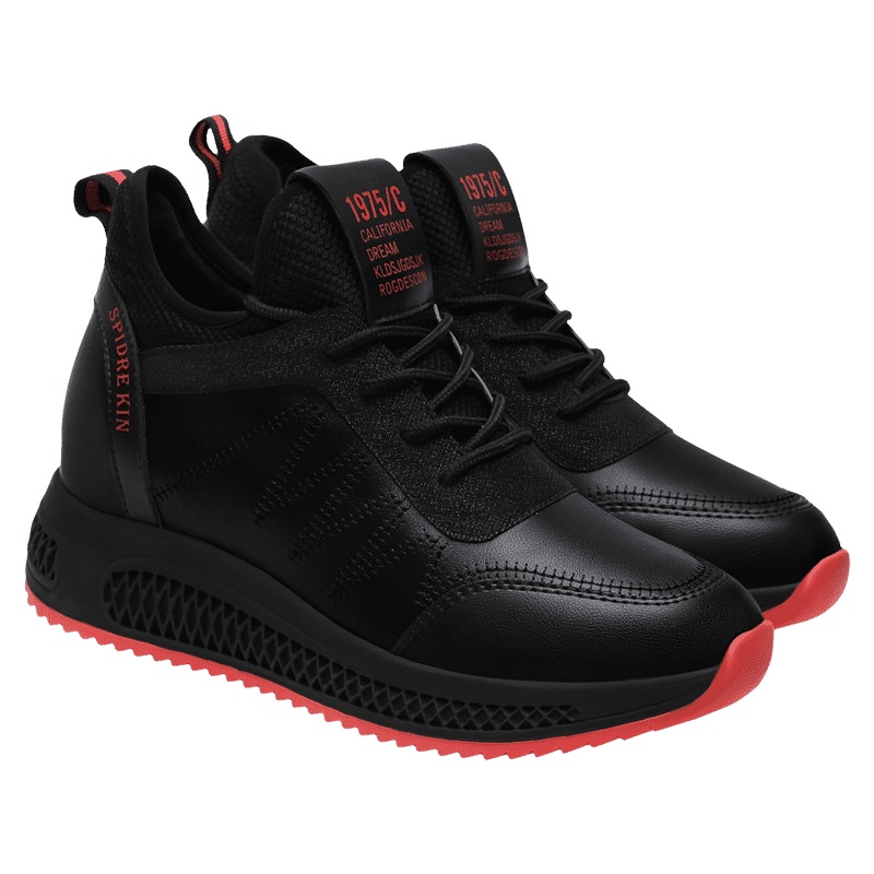 莱卡金顿LAIKAJINDUN新款潮流圆头平底百搭老爹鞋运动休闲旅游上班女鞋