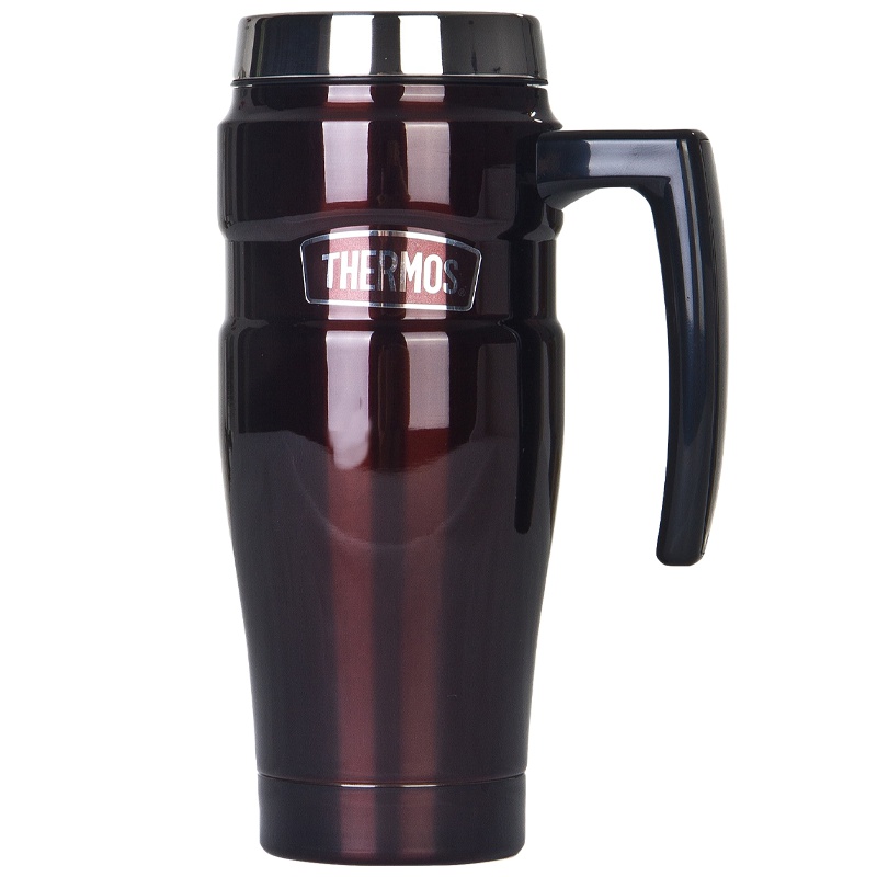 膳魔师(THERMOS)高真空不锈钢保温杯咖啡泡茶杯办公杯车载杯SK-1000车载杯470ml 家用/旅行/通用