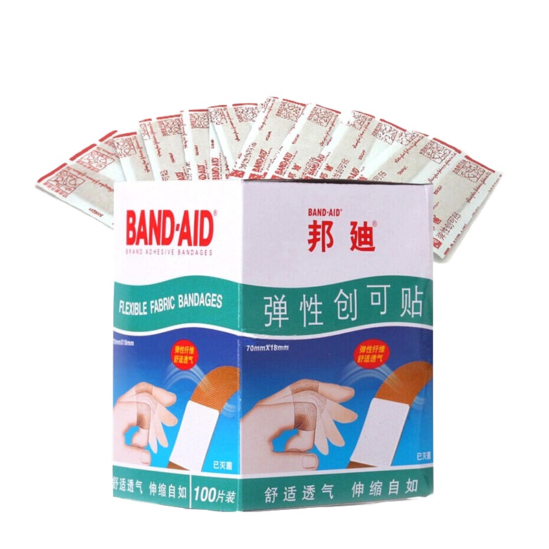 邦迪 BAND-AID 100片弹性创可贴 创口贴(器械)
